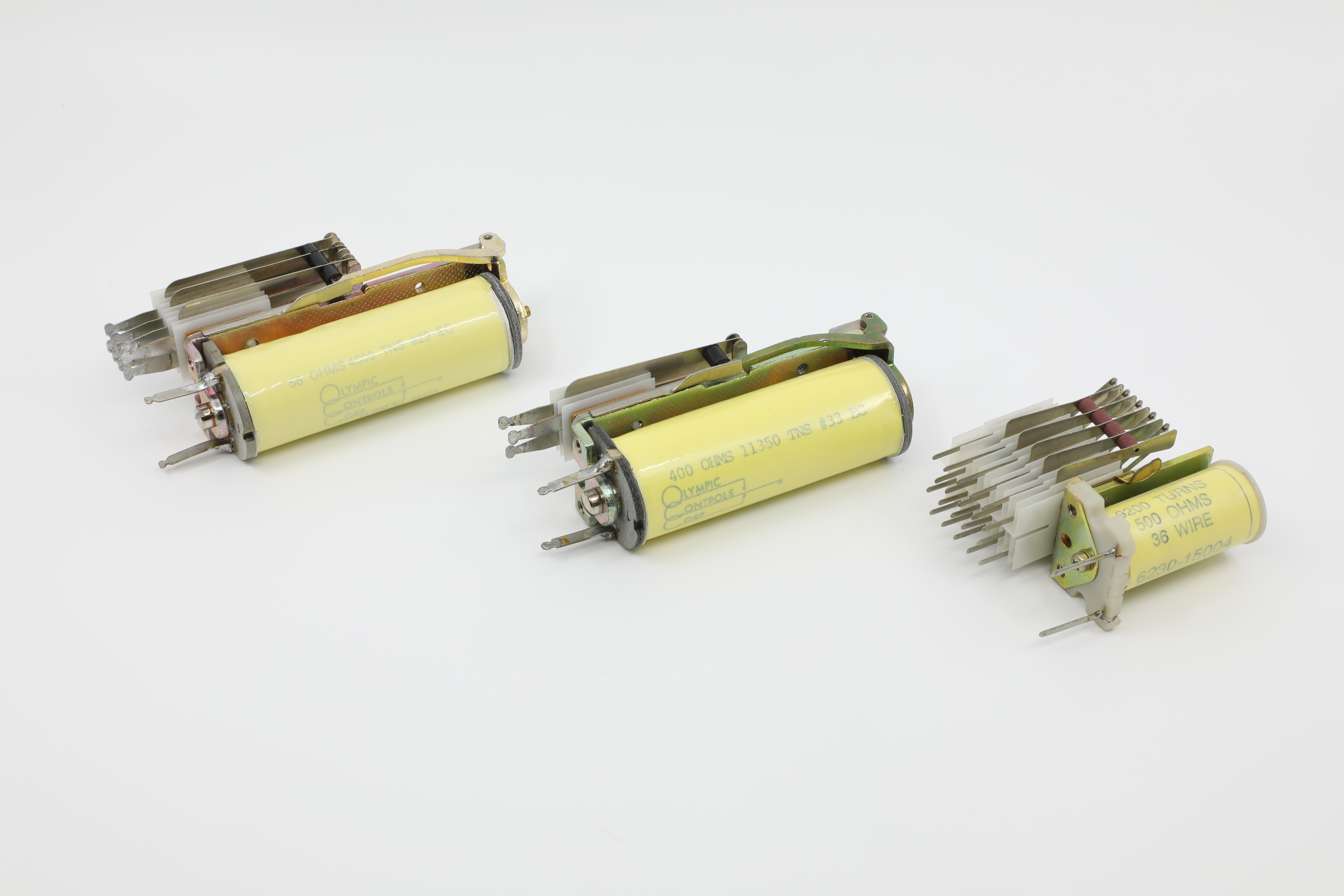 OCC relay component, close-up of contact assembly